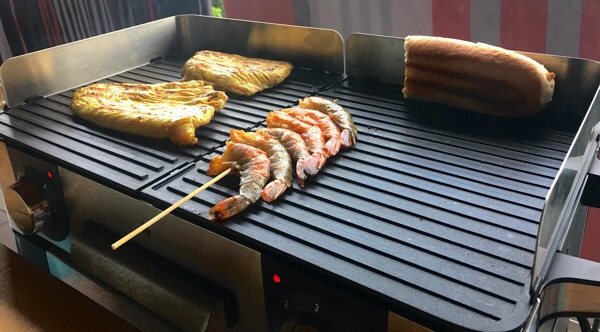 WMF Grill mit Grillgut